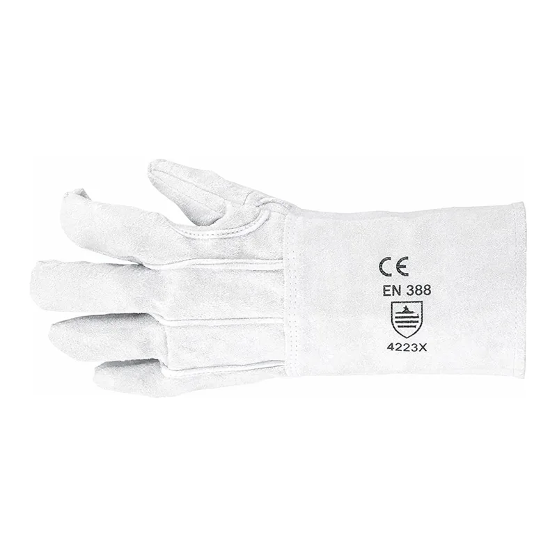 AS ONE Welding Leather Glove(Back Seam), 용정용 소가죽장갑(등솔기)