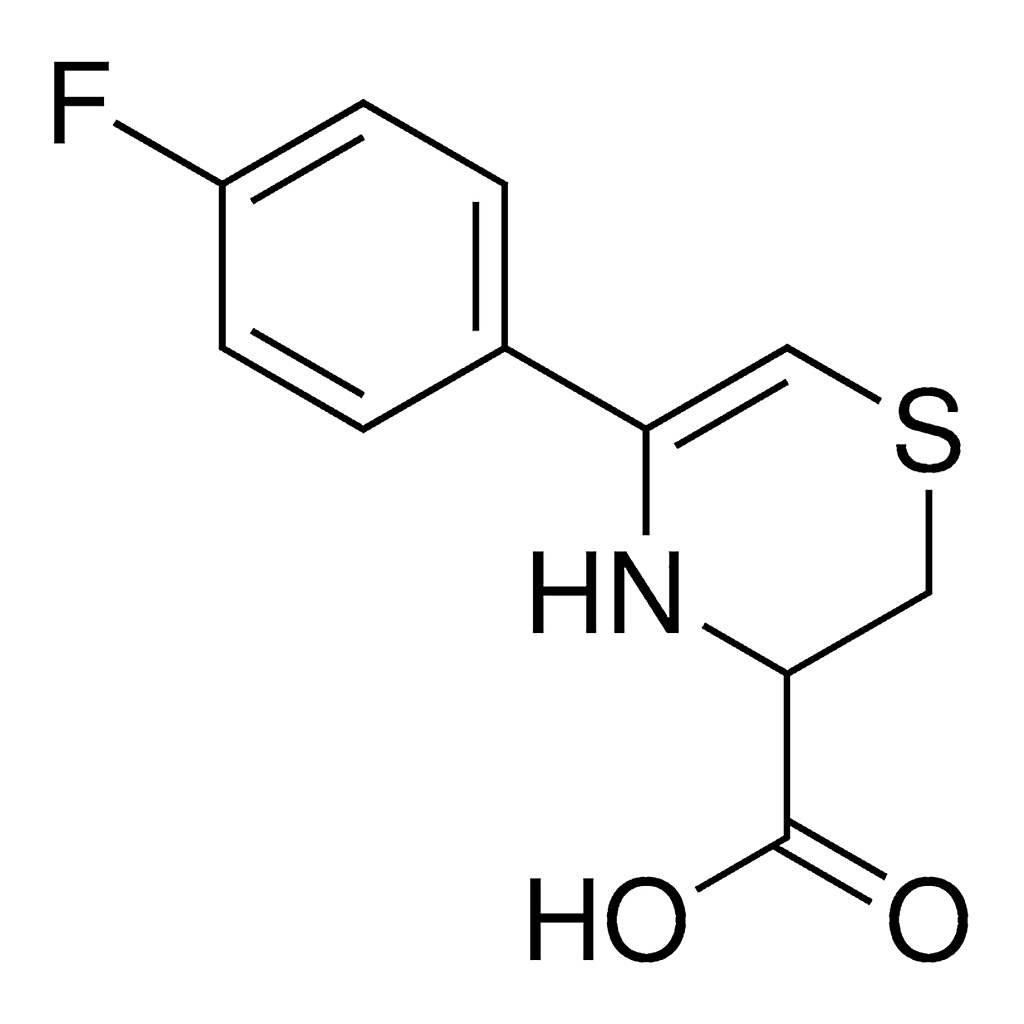 Merck 5-(4-Fluorophenyl)-3,4-dihydro-2H-1,4-thiazine-3-carboxylic acid
