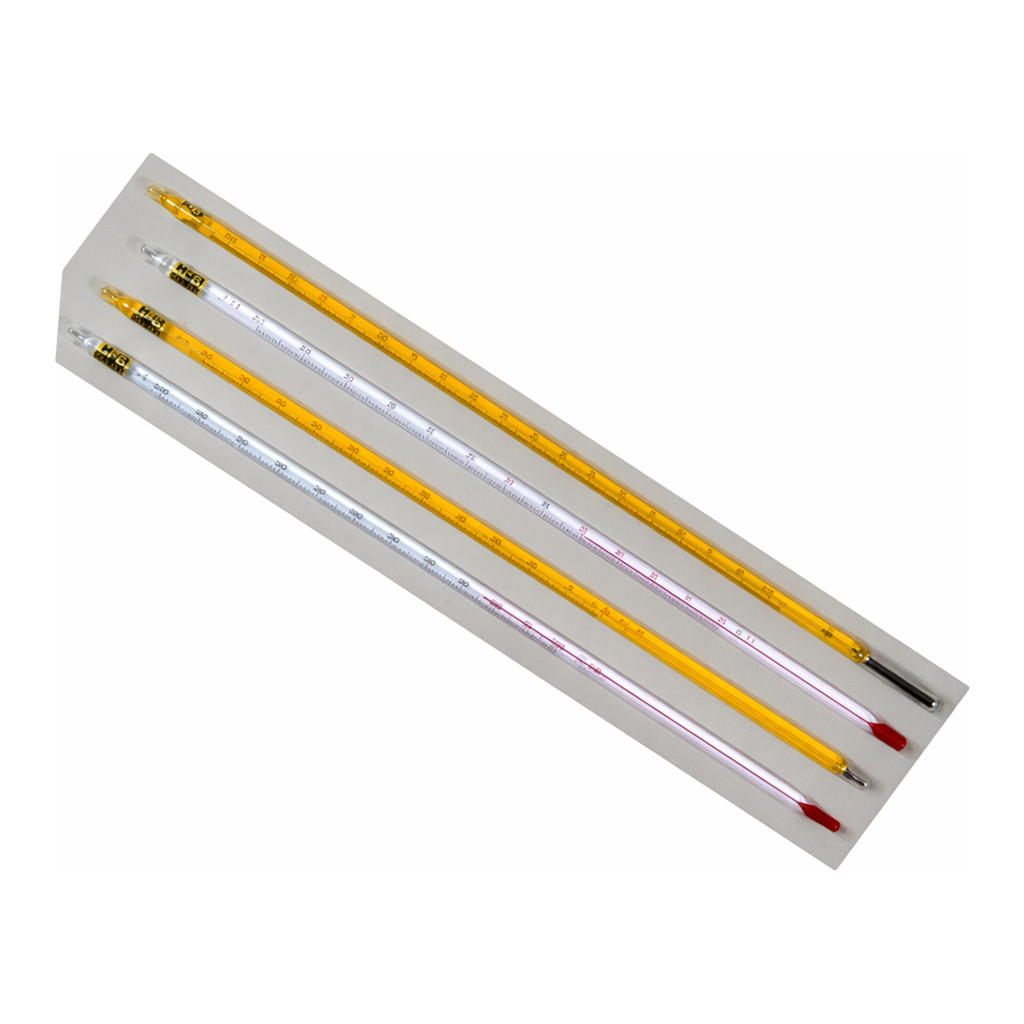 AS ONE Thermometer Mecury, 수은 막대온도계