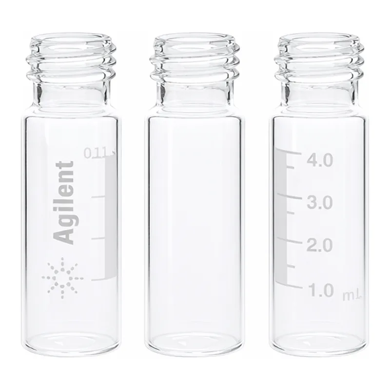 Agilent Vial,screw,4ml,clr,WrtOn,100PK