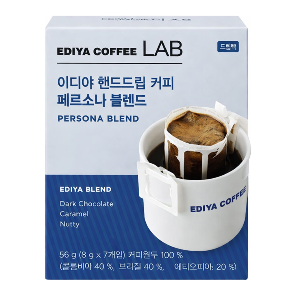 OFFICENEX 이디야 핸드드립 커피(페르소나블렌드/8g*7T)