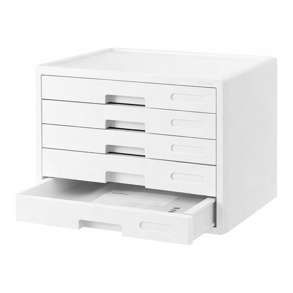 OFFICENEX [P]칼라캐비넷 와이드5단 화이트(281057/354x278x278mm)