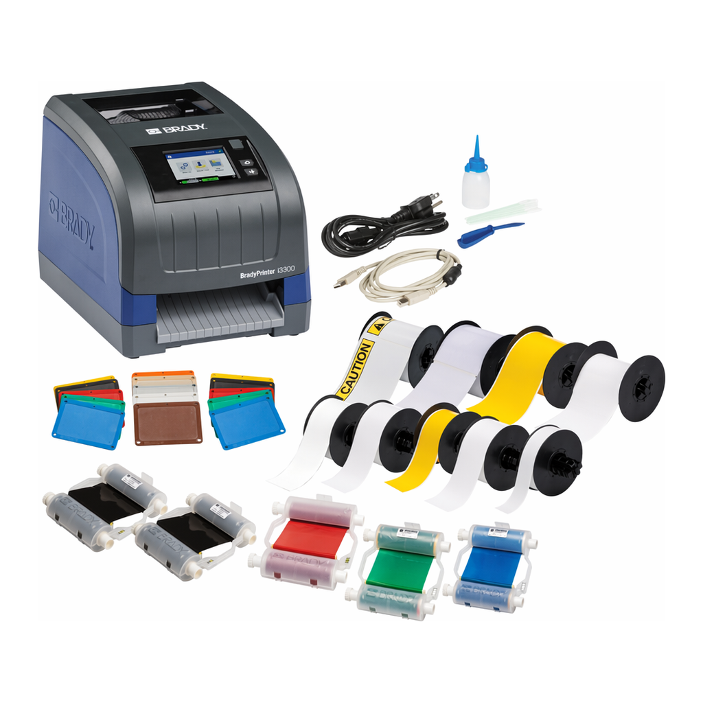 Brady BradyPrinter i3300 Lean 5S Kit with Software - Bundle and Save