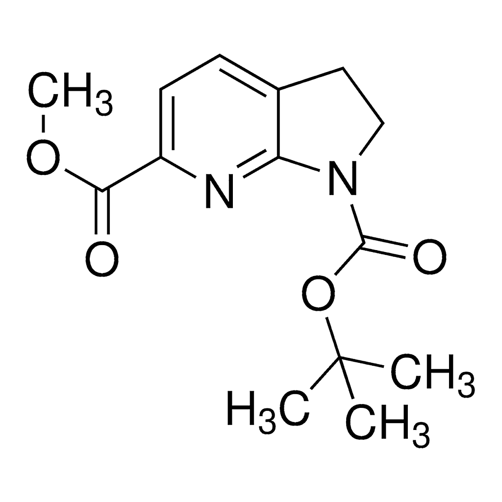 Merck 1-tert-Butyl 6-methyl 2,3-dihydro-1H-pyrrolo[2,3-b]pyridine-1,6-dicarboxylate