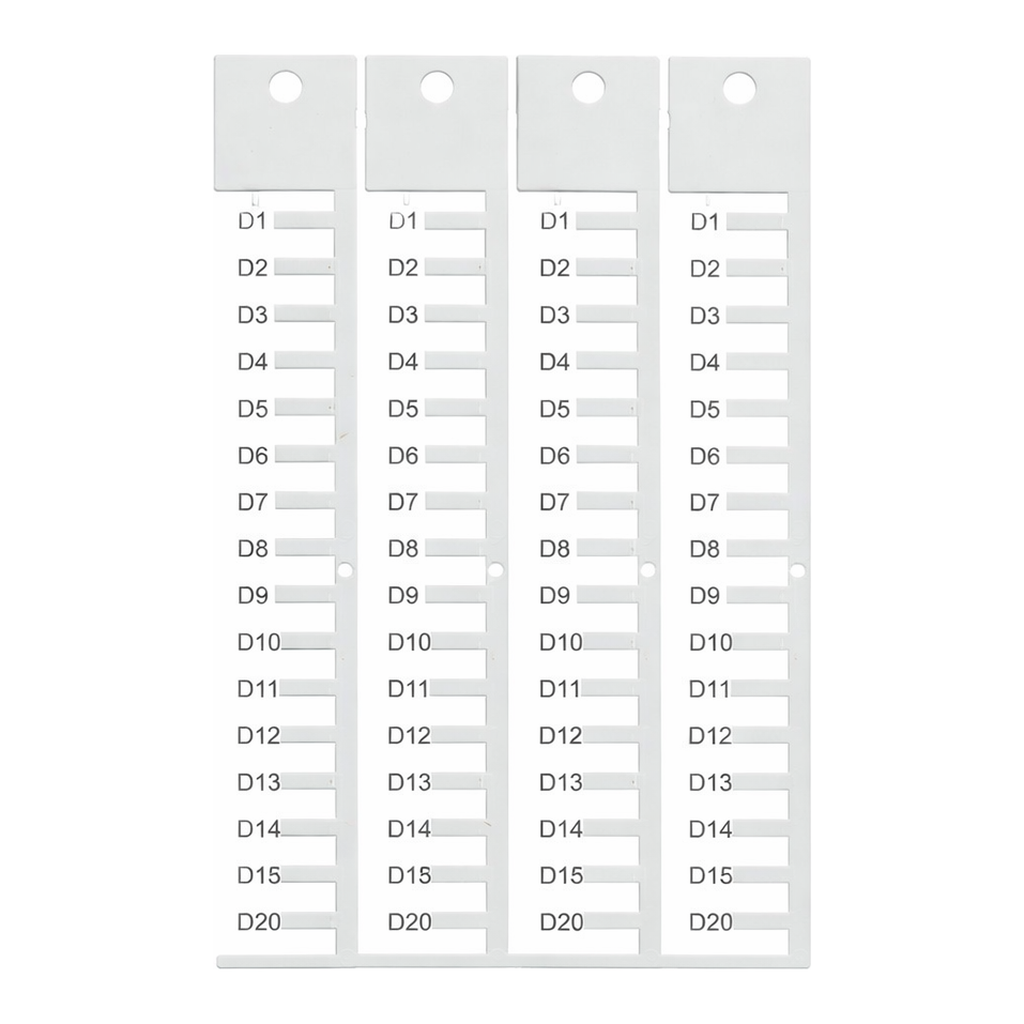 Brady BradyJet J1000 Terminal Block Tags - 5mm x 10mm, Single