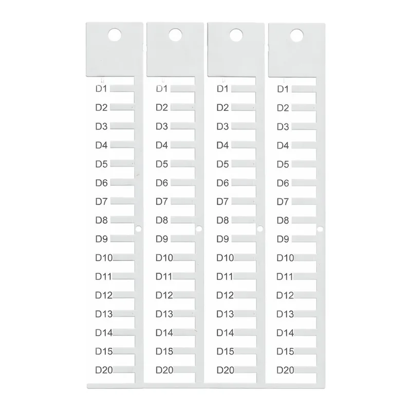 Brady BradyJet J1000 Terminal Block Tags - 5mm x 10mm, Single
