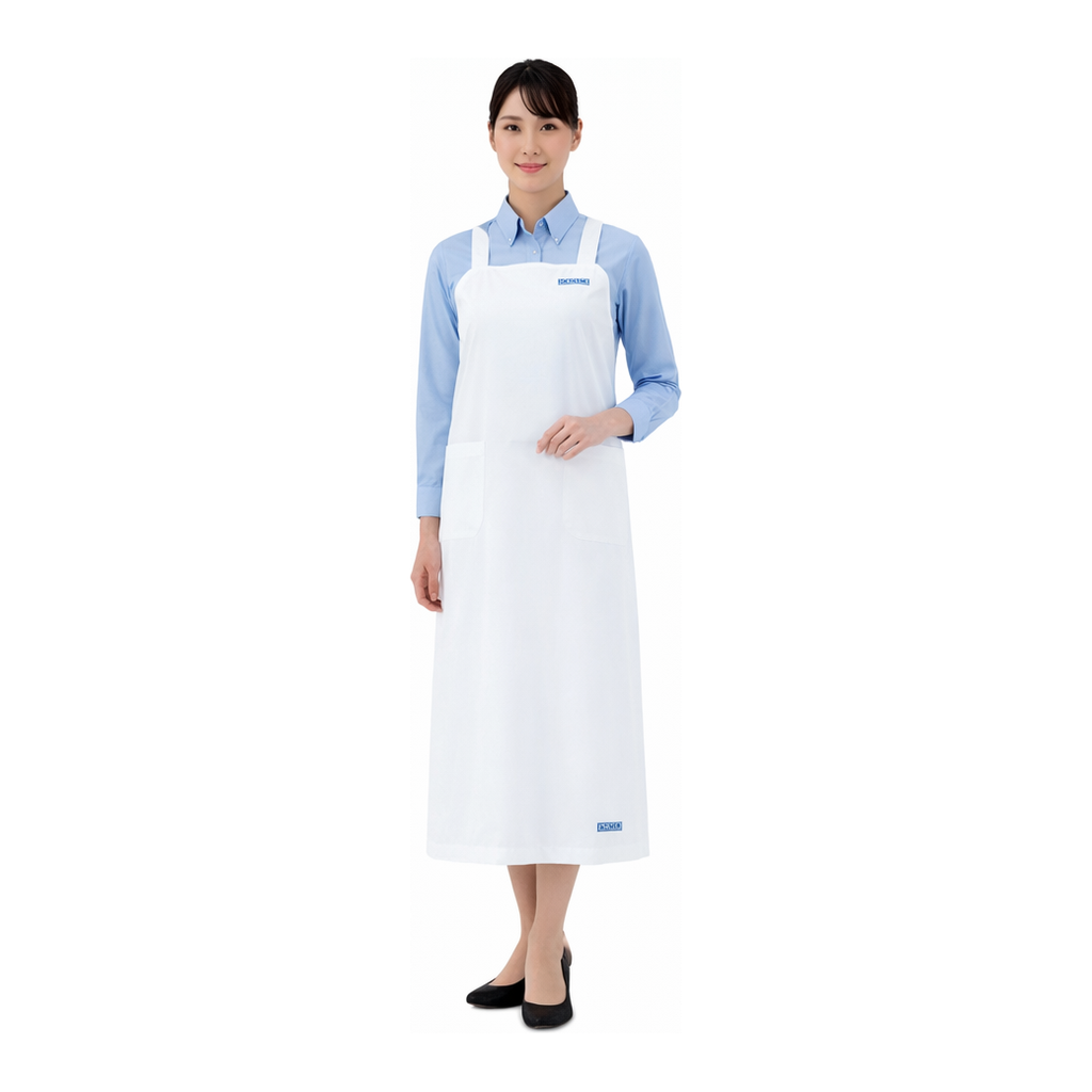 AS ONE White Apron (Vinyl), 비닐앞치마(화이트)