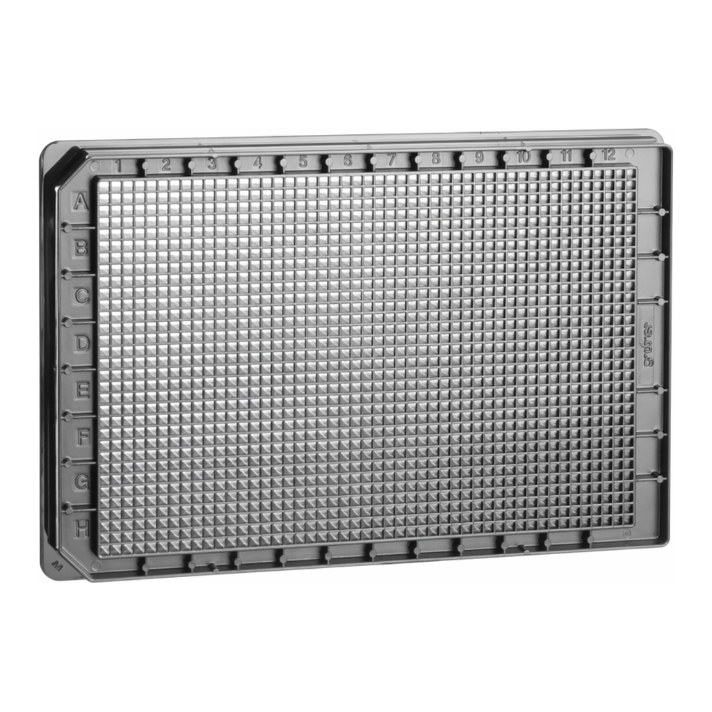 Greiner Bio One MICROPLATE, 1536 WELL, PS, F-BOTTOM, µCLEAR®,HIBASE, BLACK, MED. BINDING, 15 PCS./BAG
