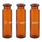Agilent Vial,HS,crimp,FB,20ml,ambr,cert,100PK