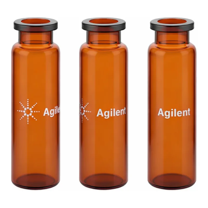 Agilent Vial,HS,crimp,FB,20ml,ambr,cert,100PK