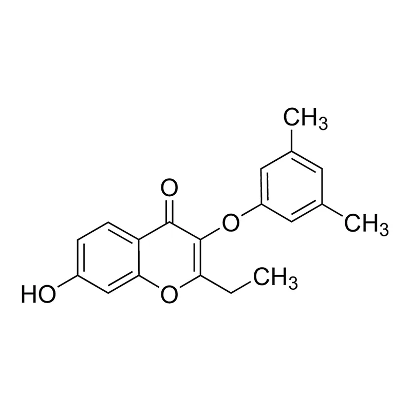 Merck 3-(3,5-Dimethylphenoxy)-2-ethyl-7-hydroxy-4H-chromen-4-one
