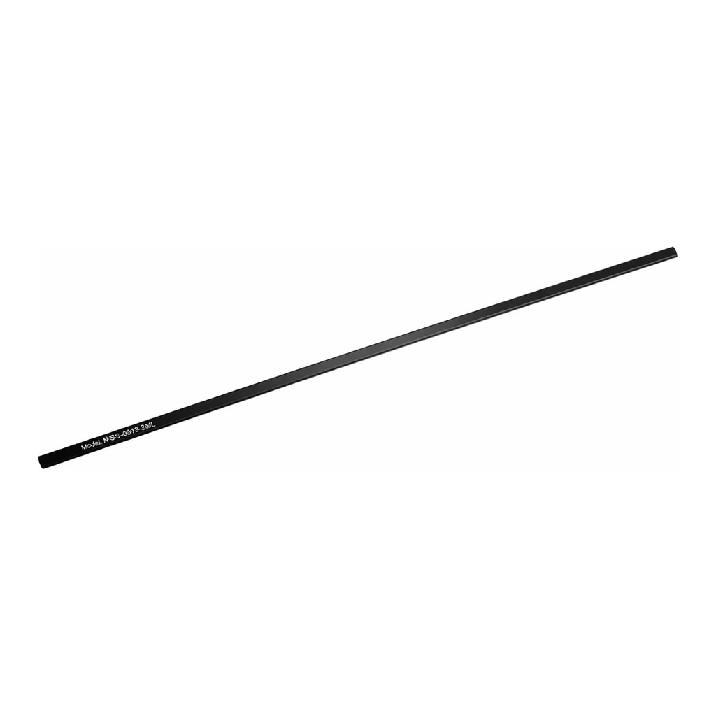 Brady BradyJet J1000 Component Tag Black Rails with Adhesive - 1 Meter