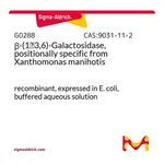 Merck beta-(1->3,6)-Galactosidase, positionally specific from Xanthomonas manihotis