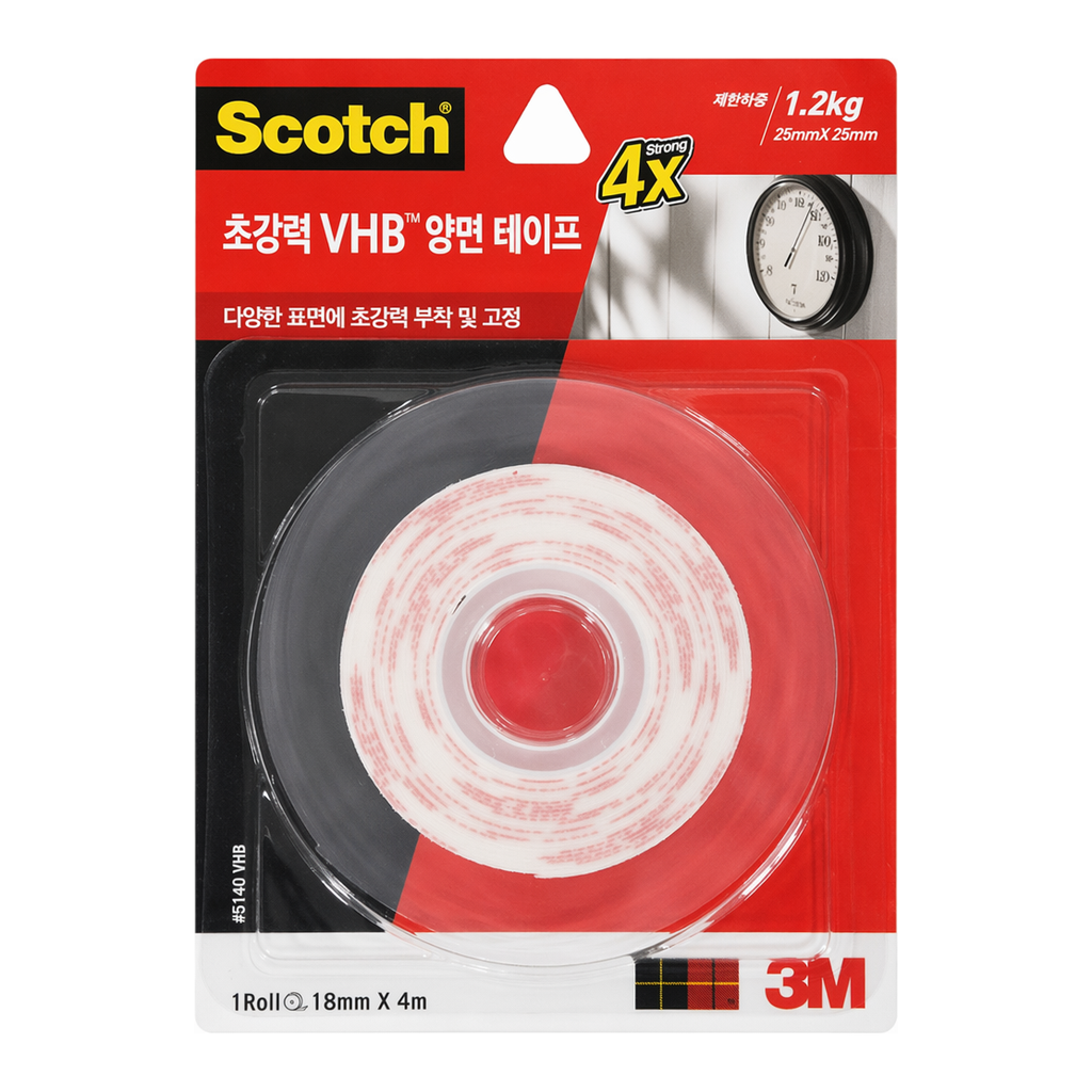 OFFICENEX 3M 스카치VHB양면테이프 5140(18mmx4.0m)
