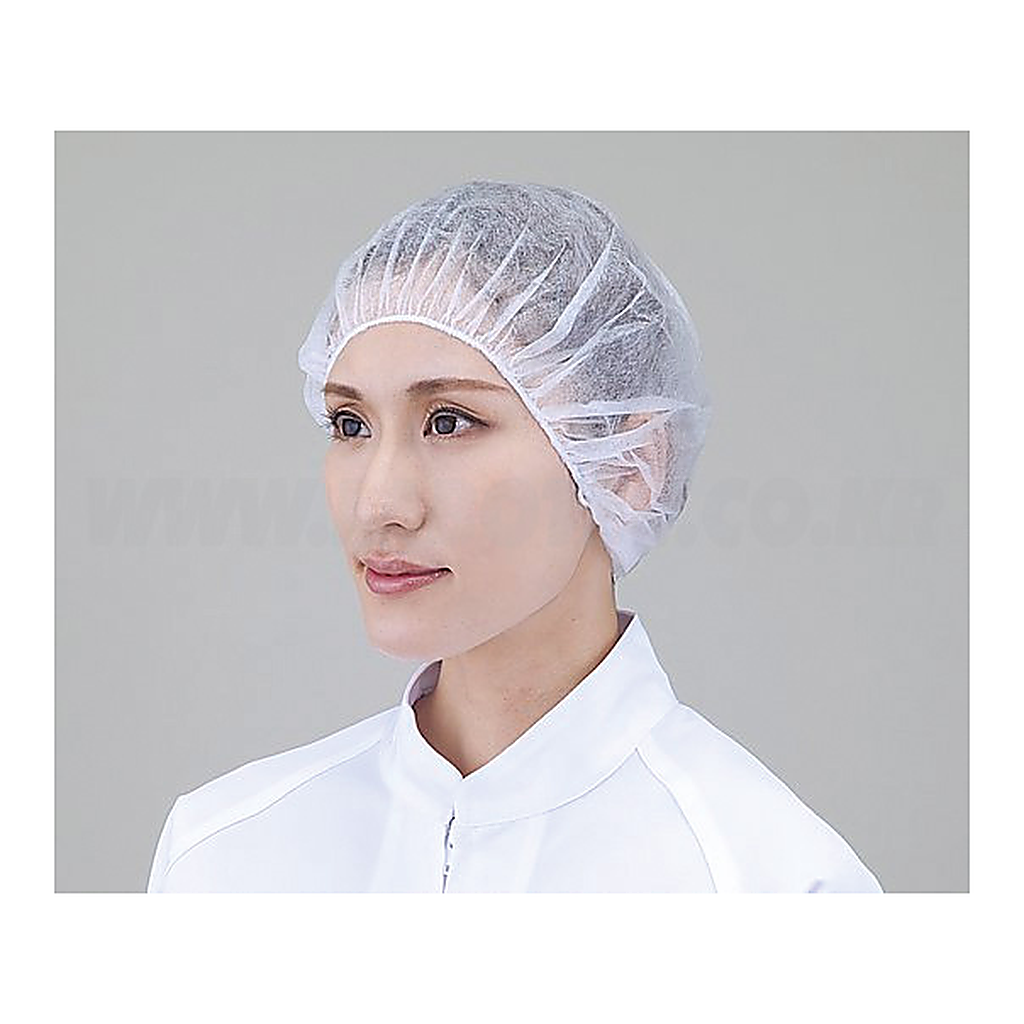 AS ONE Disposable White Nurse Cap, 일회용 헤어캡
