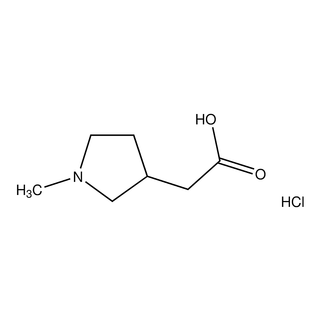 Merck (1-Methyl-3-pyrrolidinyl)acetic acid hydrochloride