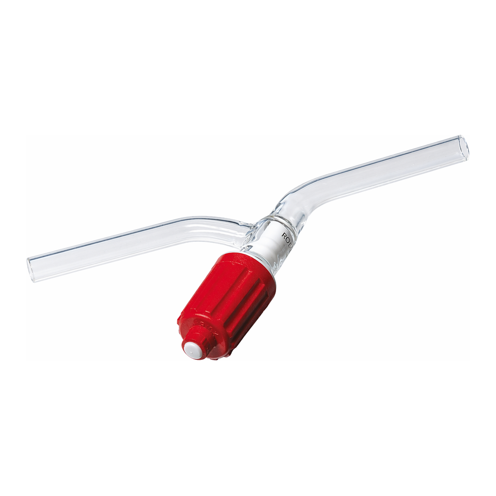 Merck Pyrex(R) Rotaflo(R) PTFE high-performance plug, 2-way, in-line