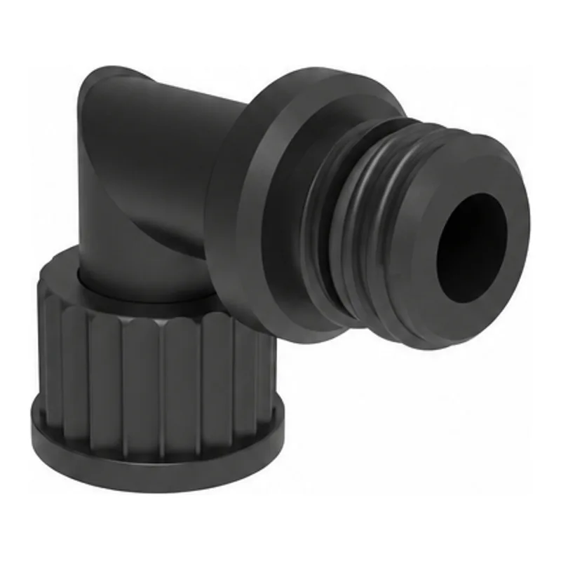 Angled adapter, 2x GL25 (f-m)
