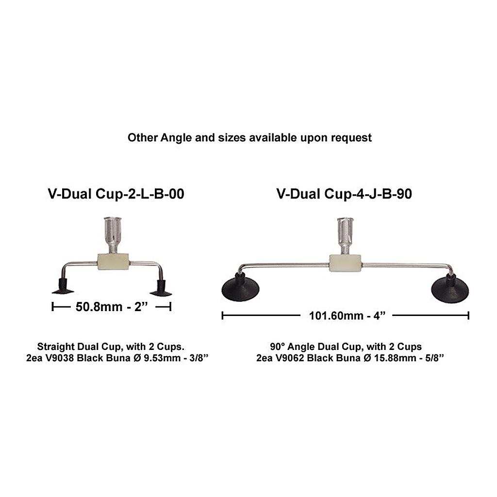 SIPEL 듀얼 진공 컵 VDUALCUP