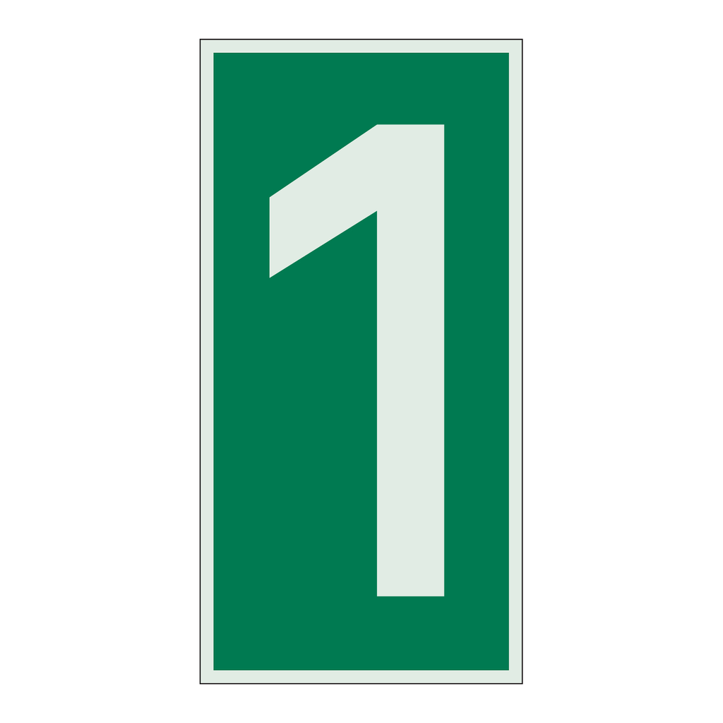 Brady BradyGlo 1 Sign