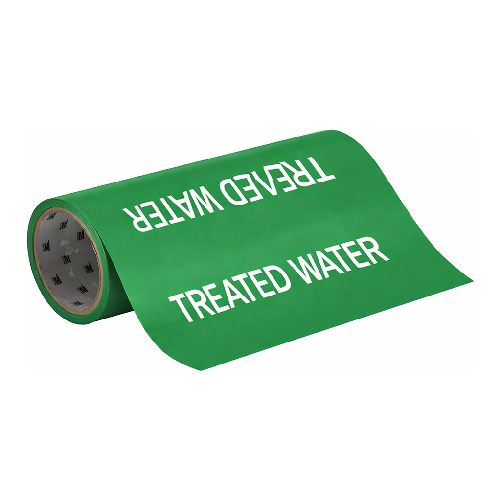 Brady TREATED WATER Roll Form Pipe Marker