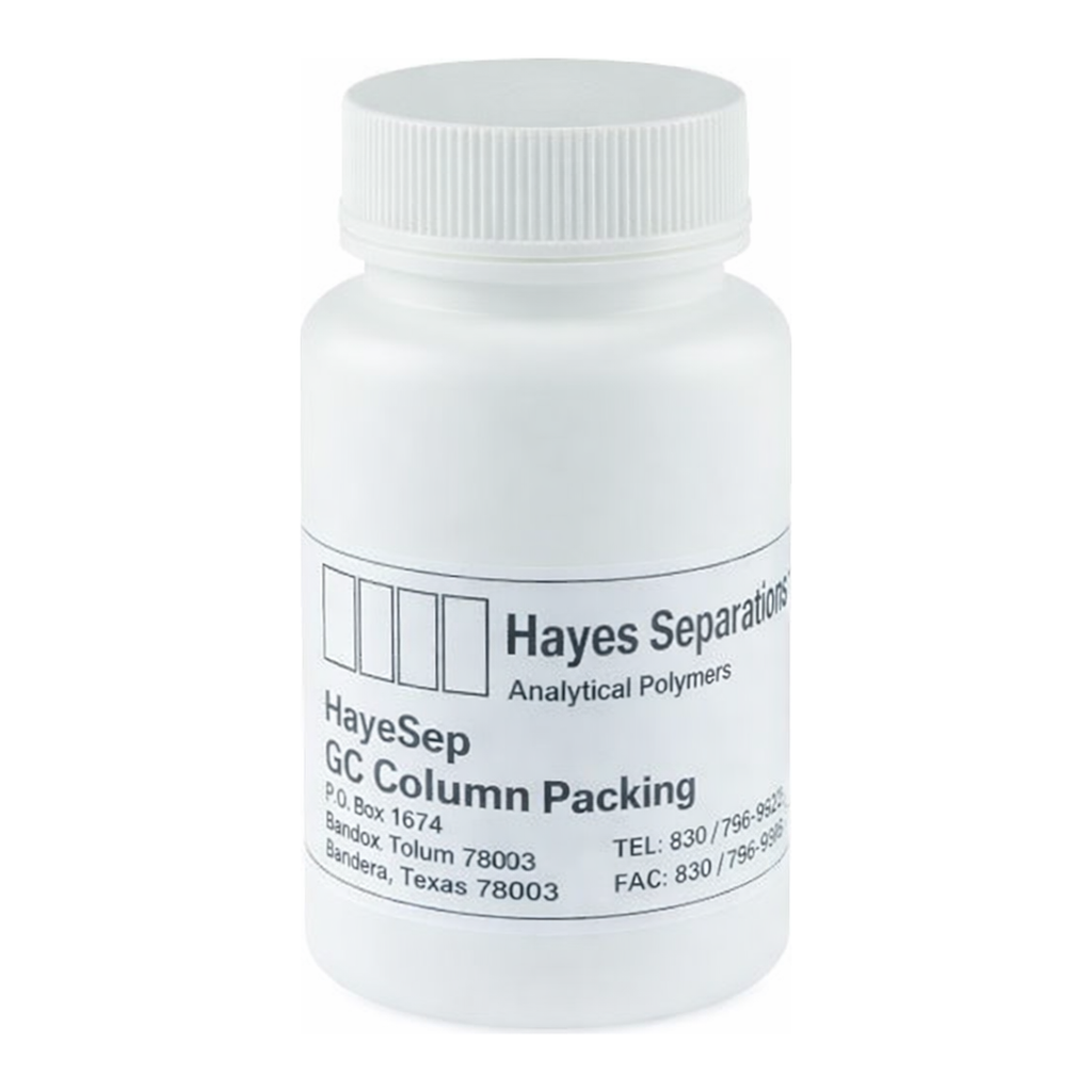 Restek GC Packing Material Hayesep T 60/80 one bottle - 24 grams PACKING MATERIAL ONLY