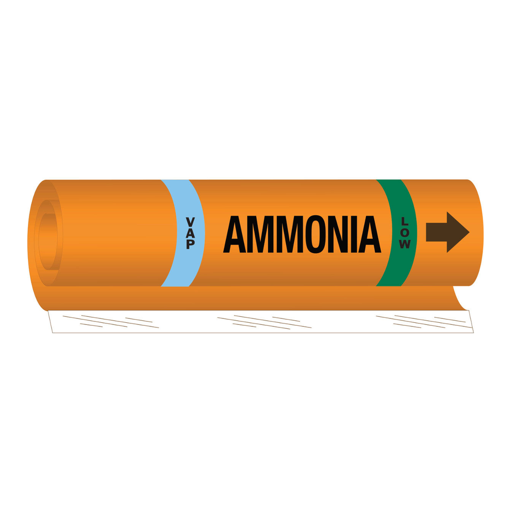 Brady VAP AMMONIA LOW Pipe Marker