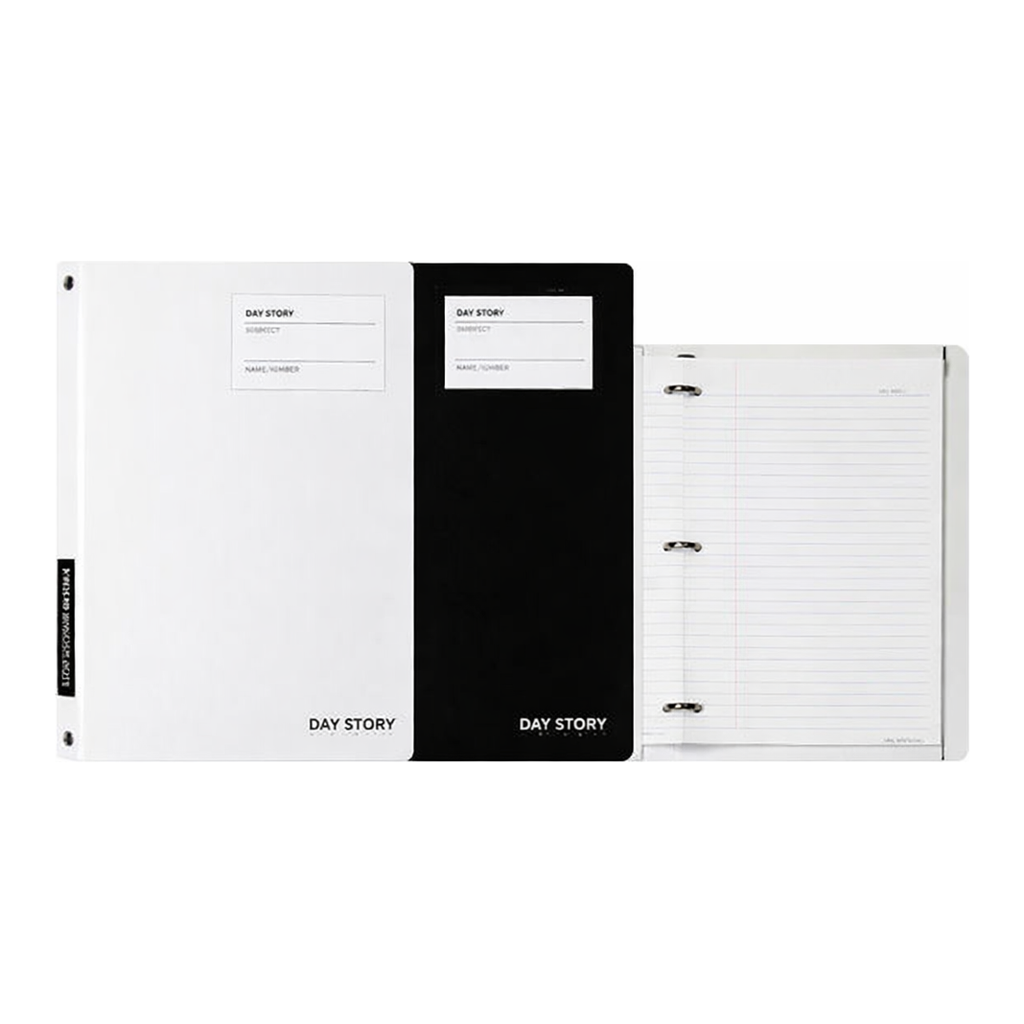 OFFICENEX 데이스토리 포켓3공바인더노트 화이트(220x275x25mm)