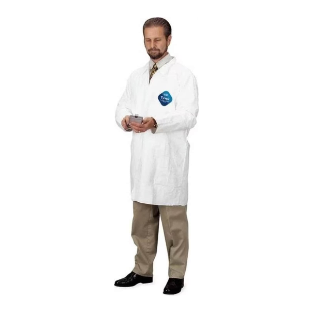 Thermo Fisher Scientific Tyvek 400 Lab Coats, Open Wrists