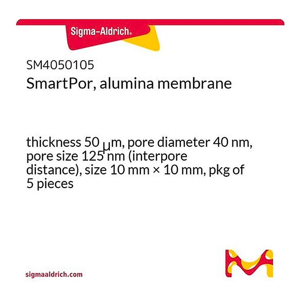 Merck SmartPor, alumina membrane
