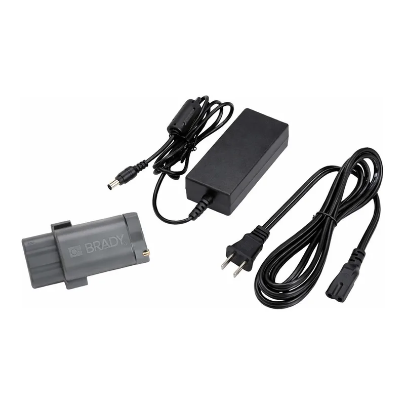 Brady Li-Ion Battery Pack and AC Adapter Power Kit for M210 Handheld Label Maker