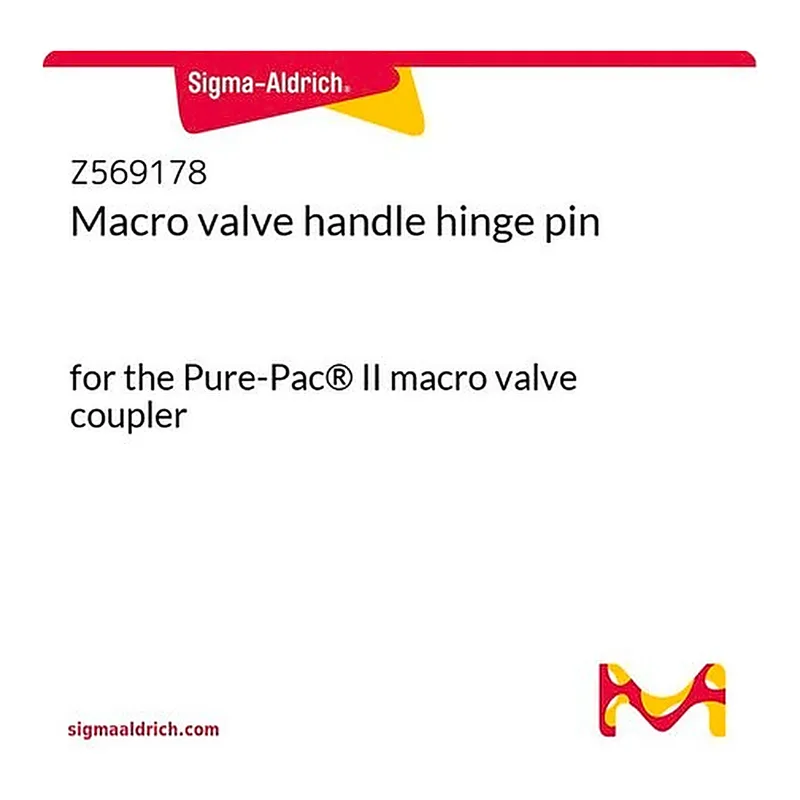Merck Macro valve handle hinge pin
