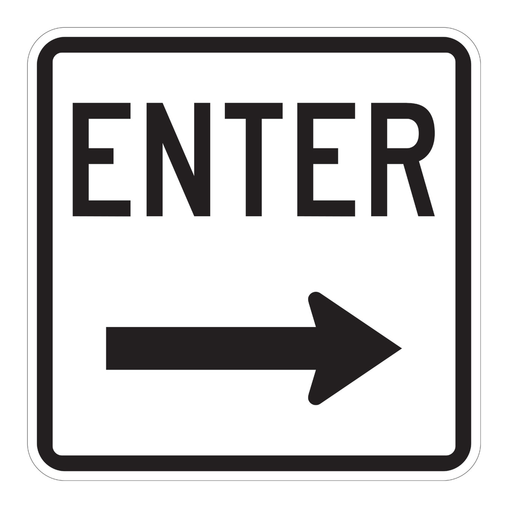 Brady Enter sign
