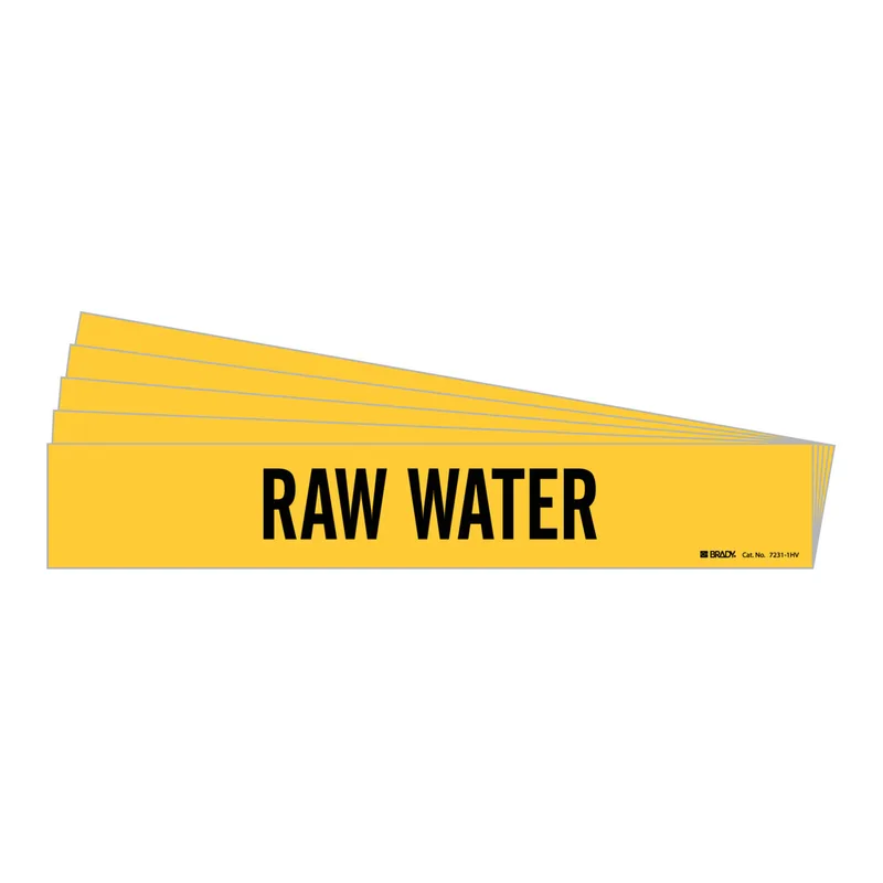 Brady RAW WATER Pipe Marker