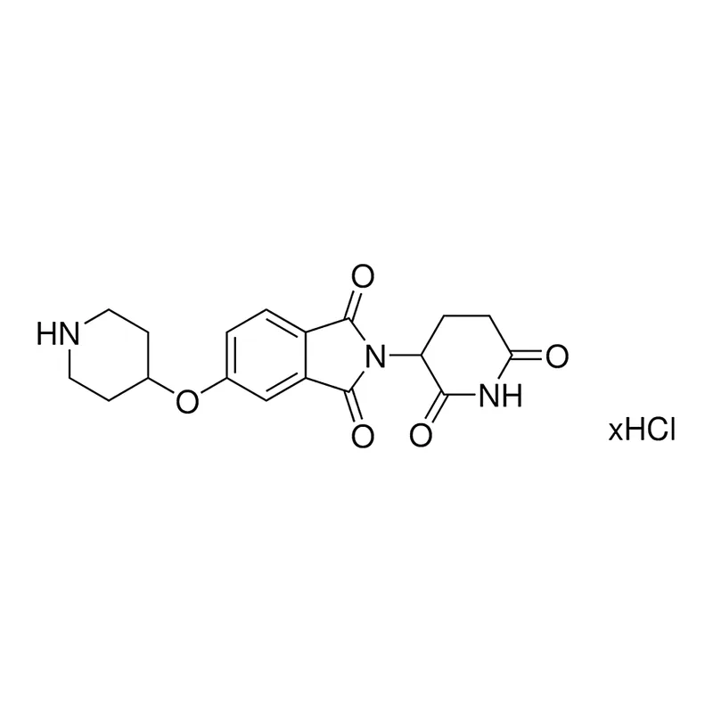 Merck 1H-Isoindole-1,3(2H)-dione, 2-(2,6-dioxo-3-piperidinyl)-5-(4-piperidinyloxy) hydrochloride