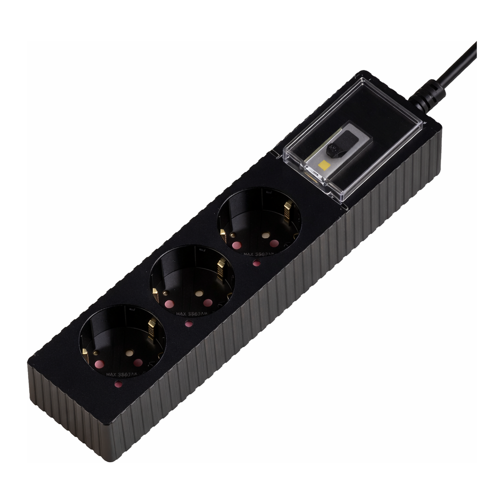 OFFICENEX [P]W9LB330BK 웨띄탭119 누전 (3구3m블랙/천하지엘씨)
