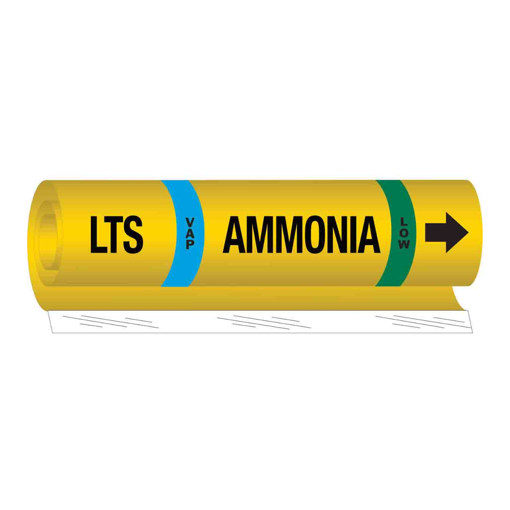 Brady LTS VAP AMMONIA LOW Pipe Marker