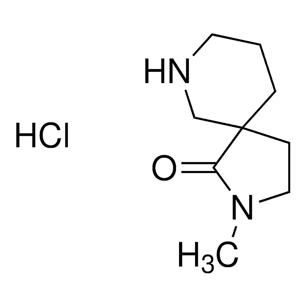 Merck 2,7-diazaspiro[4.5]decan-1-one, 2-methyl-, hydrochloride (1:1)