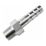 CHEMYX SYRINGE FITTING HOSE BARB 1/8 NPT x 1/4 HOSE ID