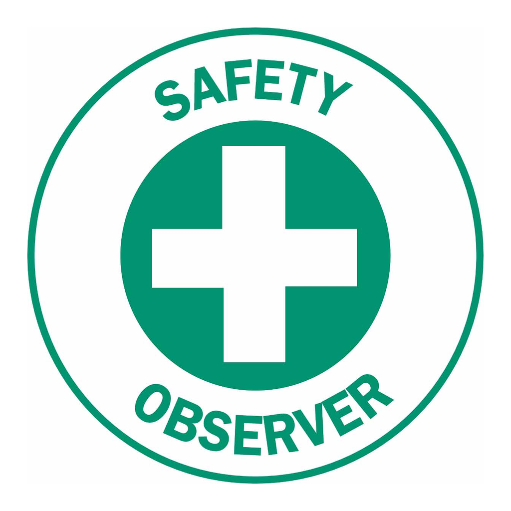 Brady SAFETY OBSERVER Hard Hat Labels