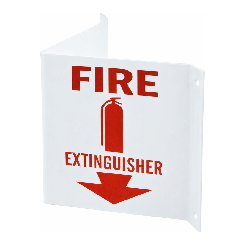 Brady V Fire Extinguisher Sign