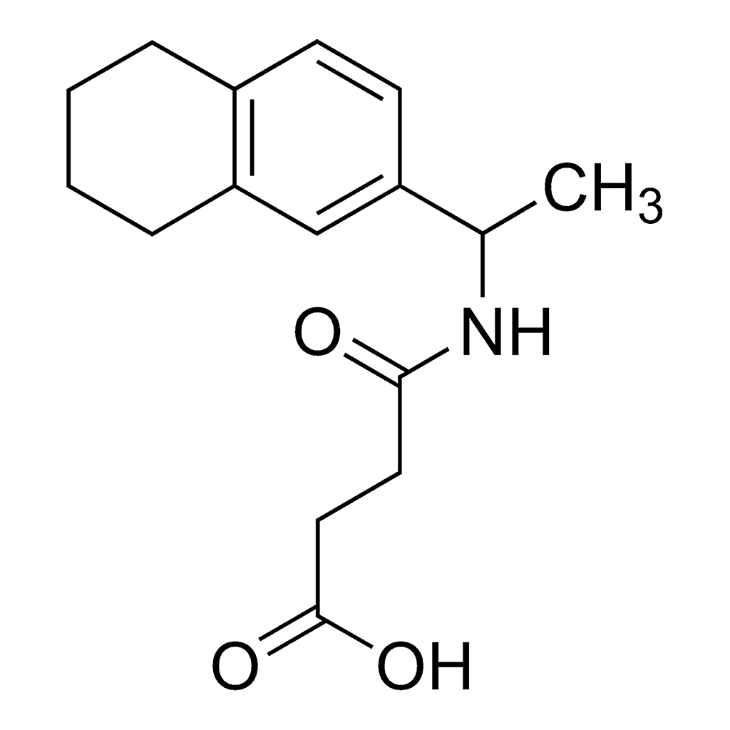 Merck 4-Oxo-4-{[1-(5,6,7,8-tetrahydro-2-naphthalenyl)ethyl]amino}butanoic acid