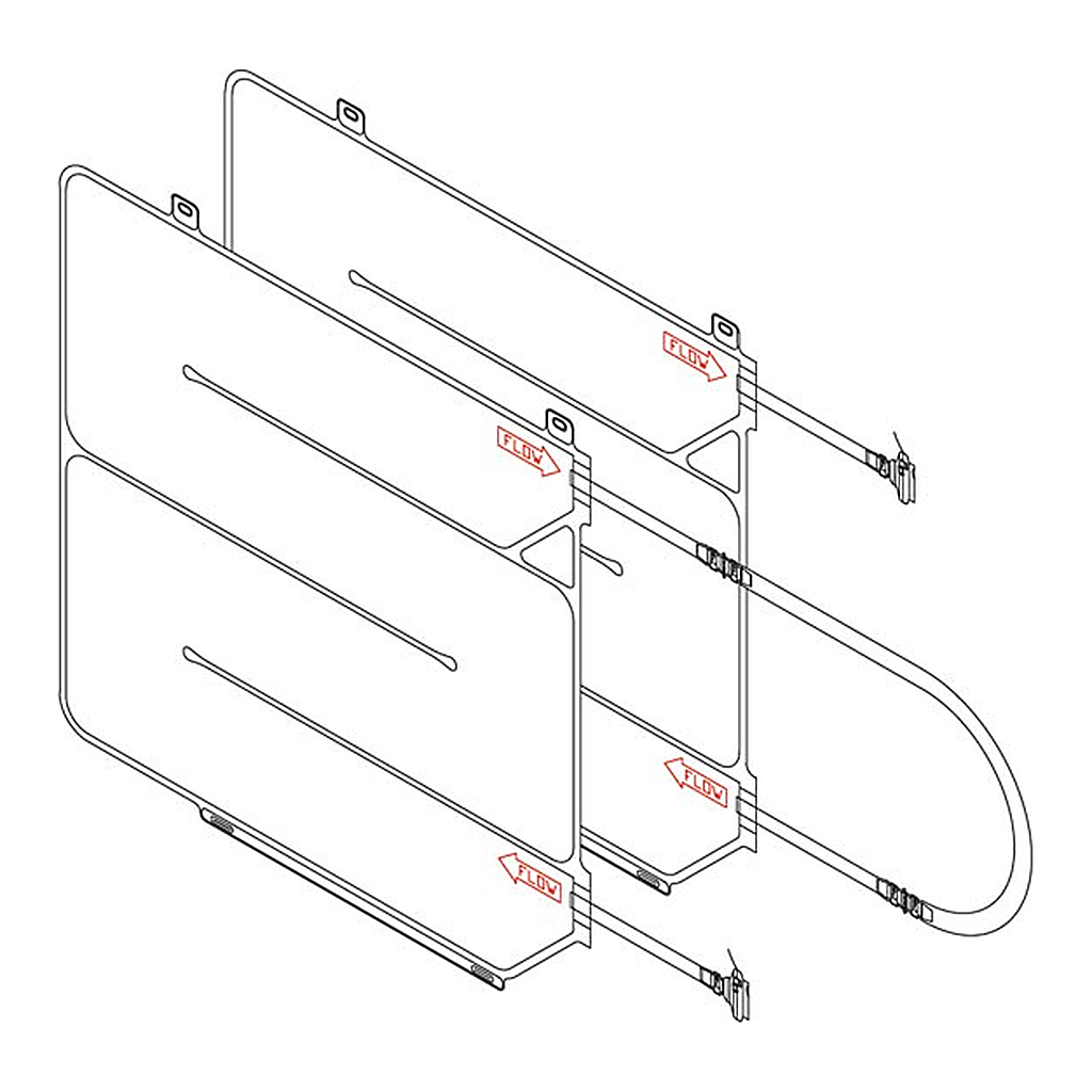 Thermo Fisher Scientific DHX Heat Exchanger BioProcess Container (BPC), ASI 26/77 film, ReadyMate connections, two 6-L BPCs