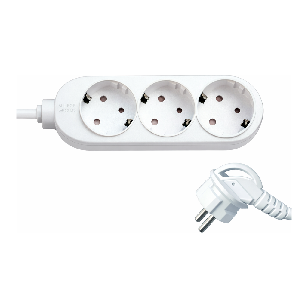 Daihan Science Winners 1.5 ~10m General Multiple Socket-outlet, Polycarbonate/PC ABS, AC 250V,
