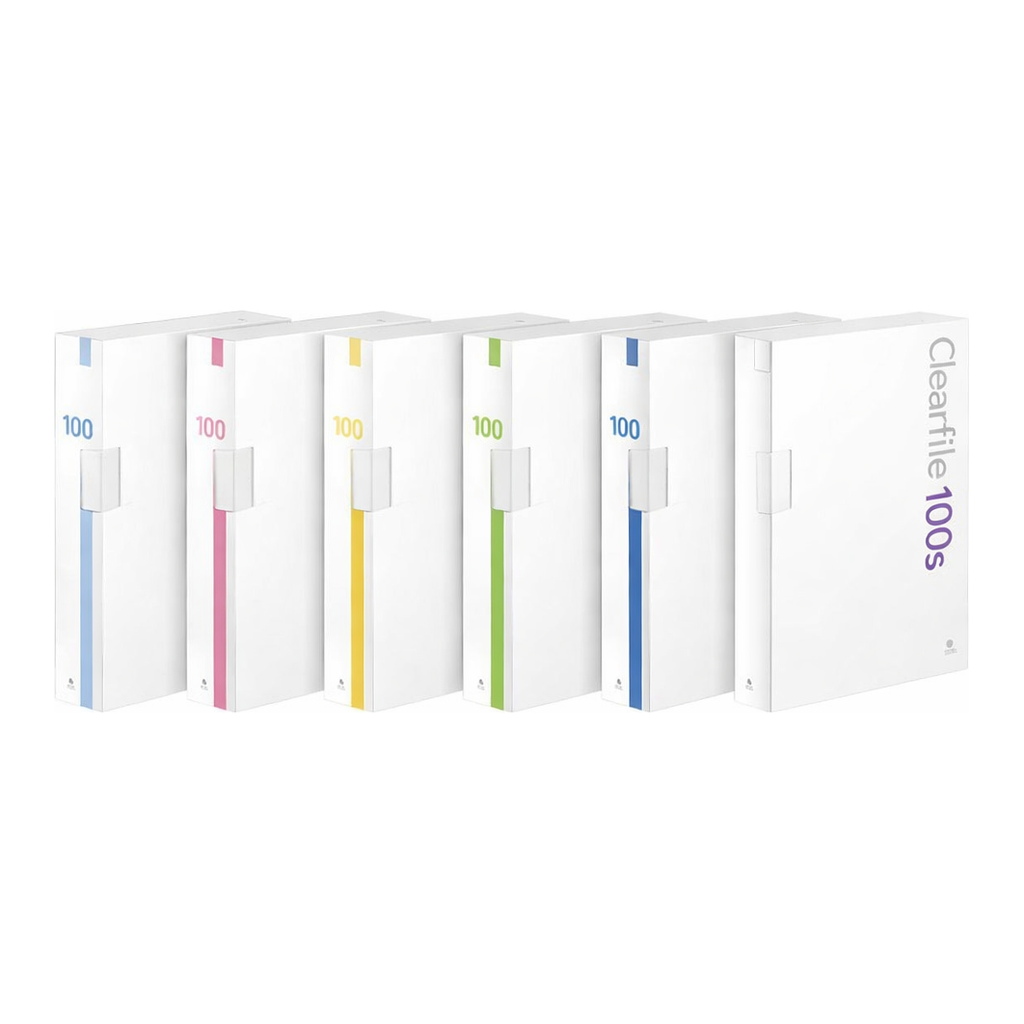 OFFICENEX 문화 대용량 인덱스 클리어화일 100매(A4/하늘/F526A-76)
