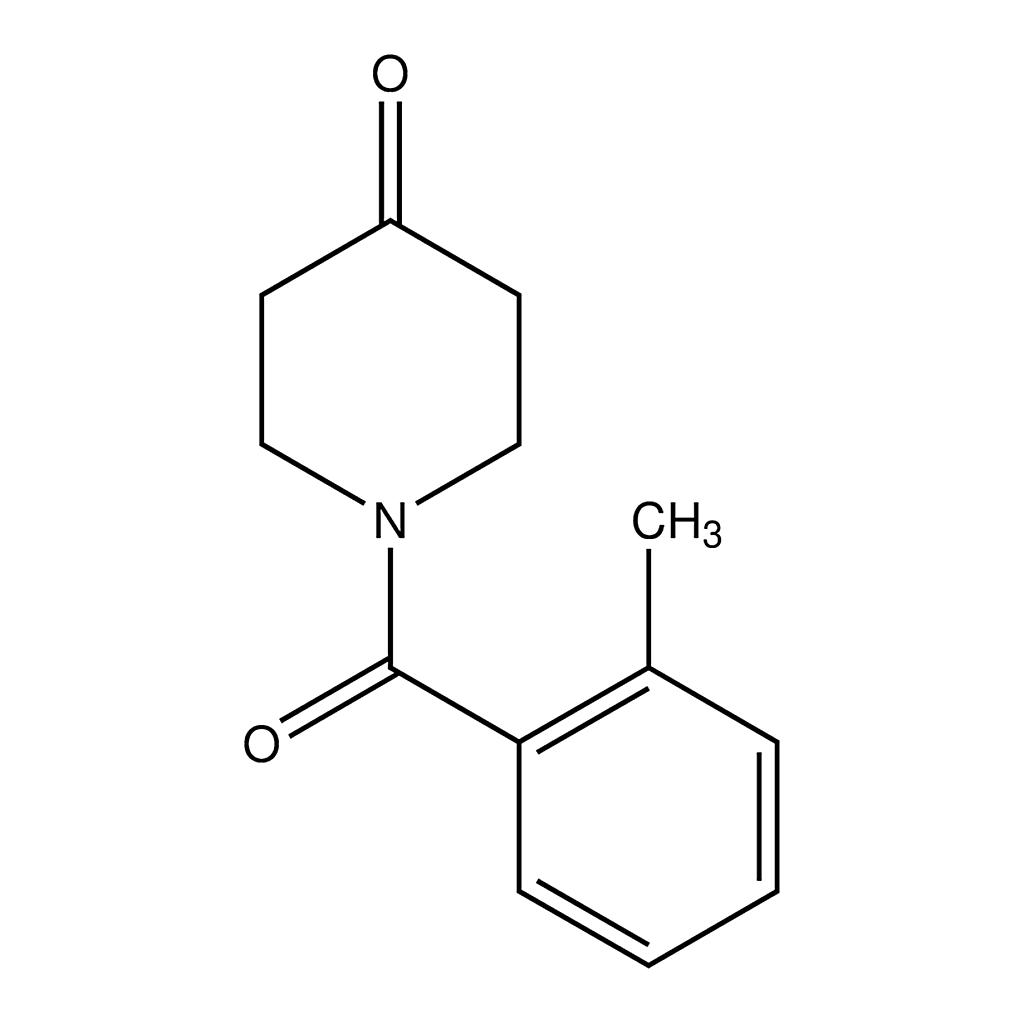 Merck 1-[(2-Methylphenyl)carbonyl]piperidin-4-one
