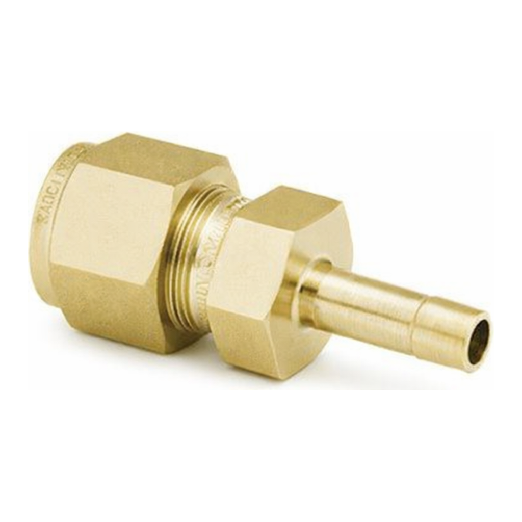 Restek Swagelok Fitting, Brass, 1/8in to 1/4in Tube End Reducer, 5-pk
