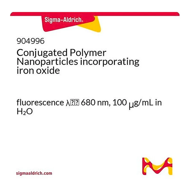 Merck Conjugated Polymer Nanoparticles incorporating iron oxide