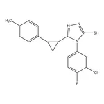 Merck 4-(3-Chloro-4-fluorophenyl)-5-(2-p-tolylcyclopropyl)-4H-1,2,4-triazole-3-thiol