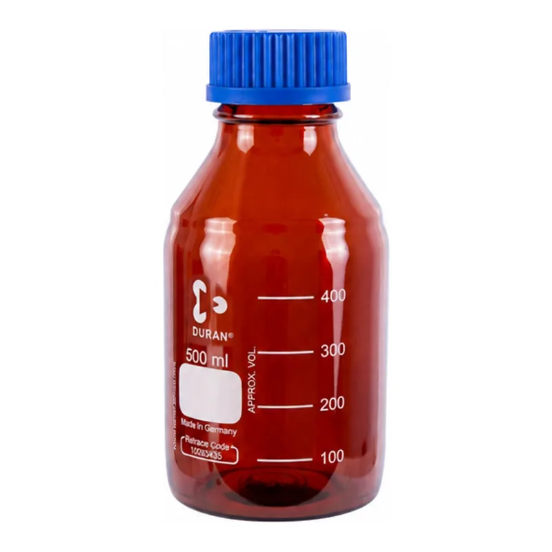 DURAN lab bottle, GL45, 500 ml, brown